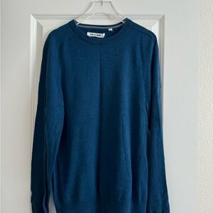 Ben Sherman Men’s Crewneck Sweater in Deep Teal